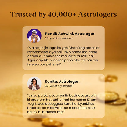 🟡Dhan Yog Bracelet – Attract Wealth, Opportunity & Prosperity