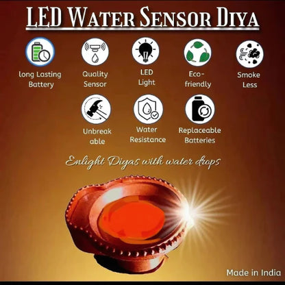 🪔 LED Light Water Sensor Diyas
