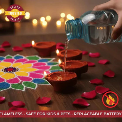 🪔 LED Light Water Sensor Diyas